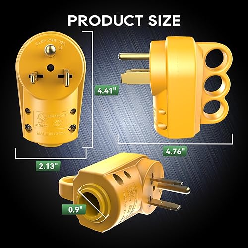Miniatura 10 de RVGUARD Receptáculo NEMA 6-50R, enchufe hembra de 250 voltios y 50 amperios, receptáculo de repuesto para soldador 6-50R