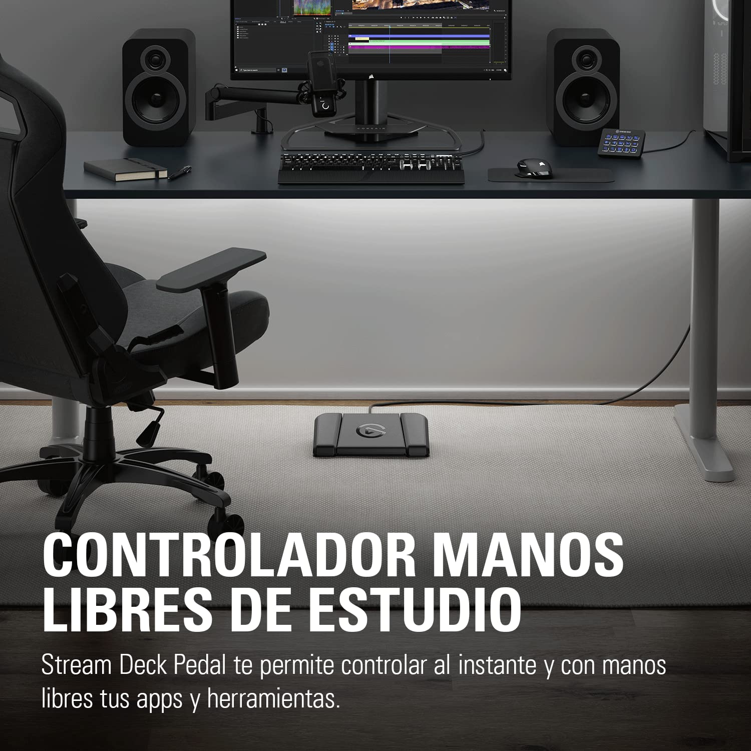 Elgato Stream Deck Pedal, controlador manos libres