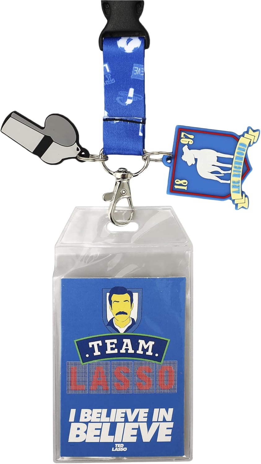 Bioworld Ted Lasso Lanyard with Keychain
