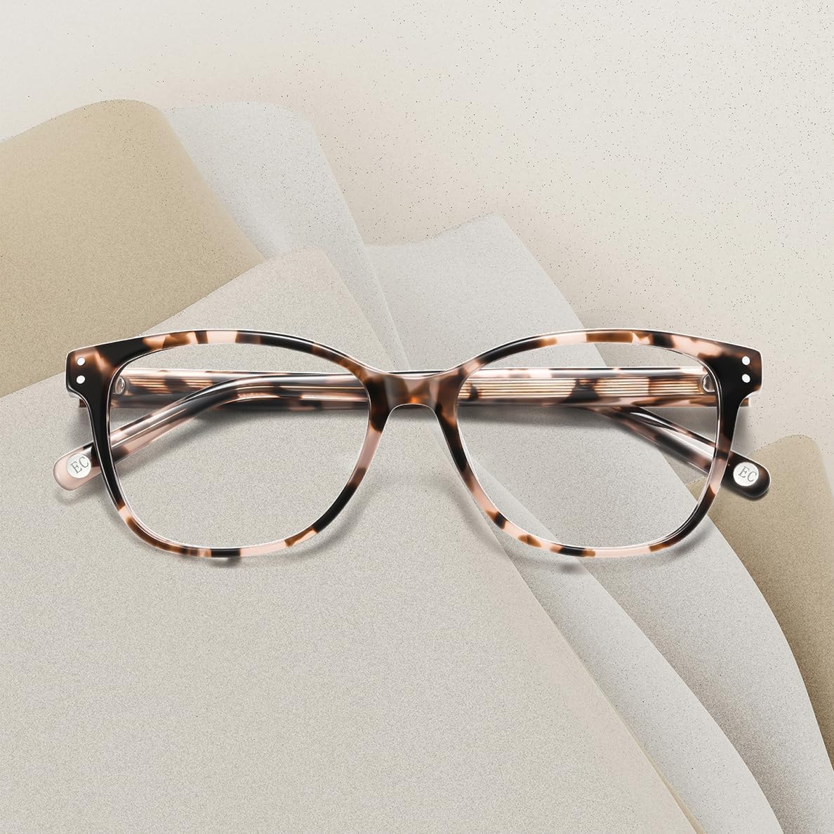 WARKAY Blue Light Blocking Reading Glasses for Women Acetate Frame Metal Spring Hinges Readers for Women