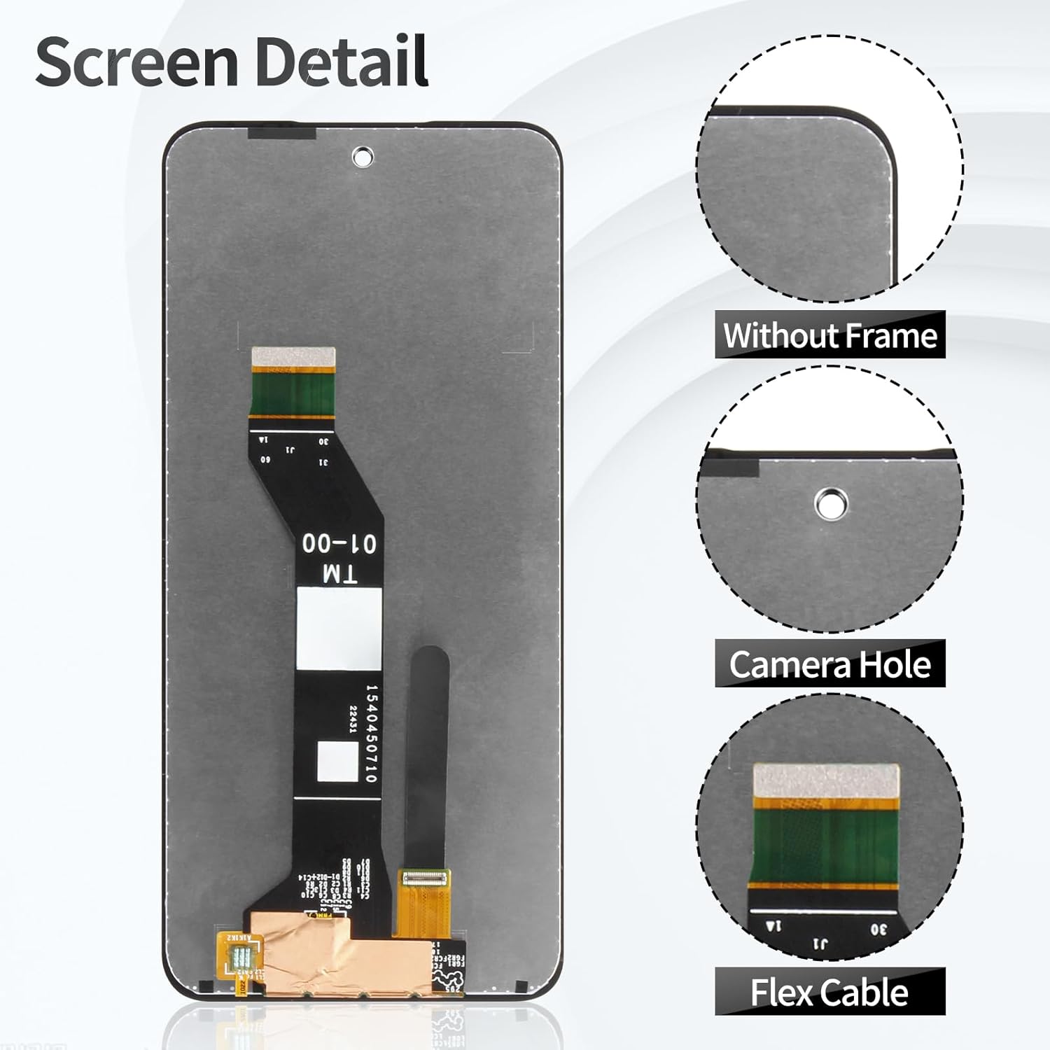 for Moto G Stylus 2023 Screen Replacement for Moto G Stylus 2023 4g LCD Digitizer for Motorola XT2317-1 Screen Replacement Touch Display Assembly XT2317-2 XT2317-3 Black (Without Frame) (Not for 5g)
