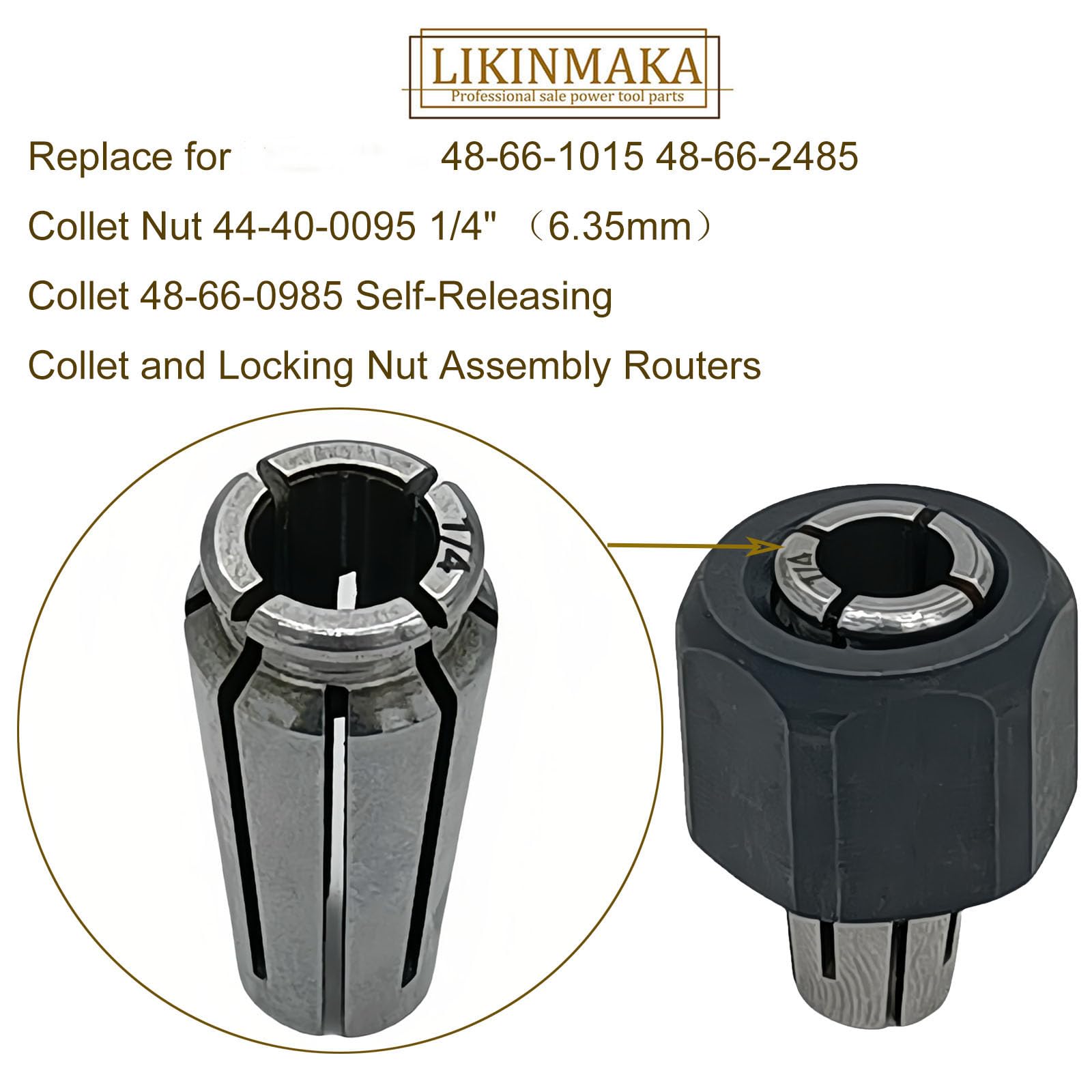 Milwaukee Collet Replacement - 48-66-2485 -5