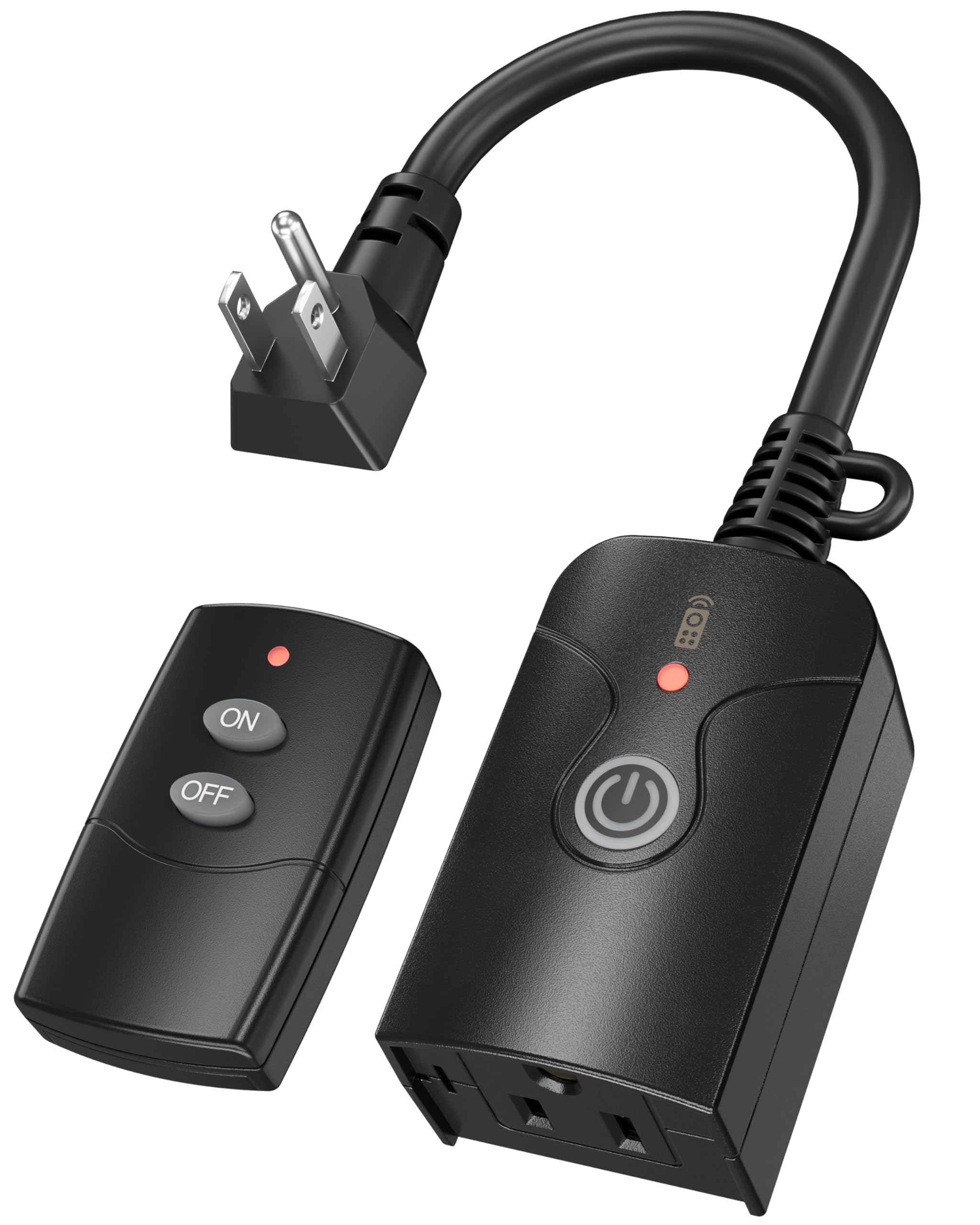 Outdoor Indoor Wireless Remote Control 3-Prong