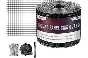 6" x 50ft Solar Panel Bird Screen - Critter Guard for Solar...