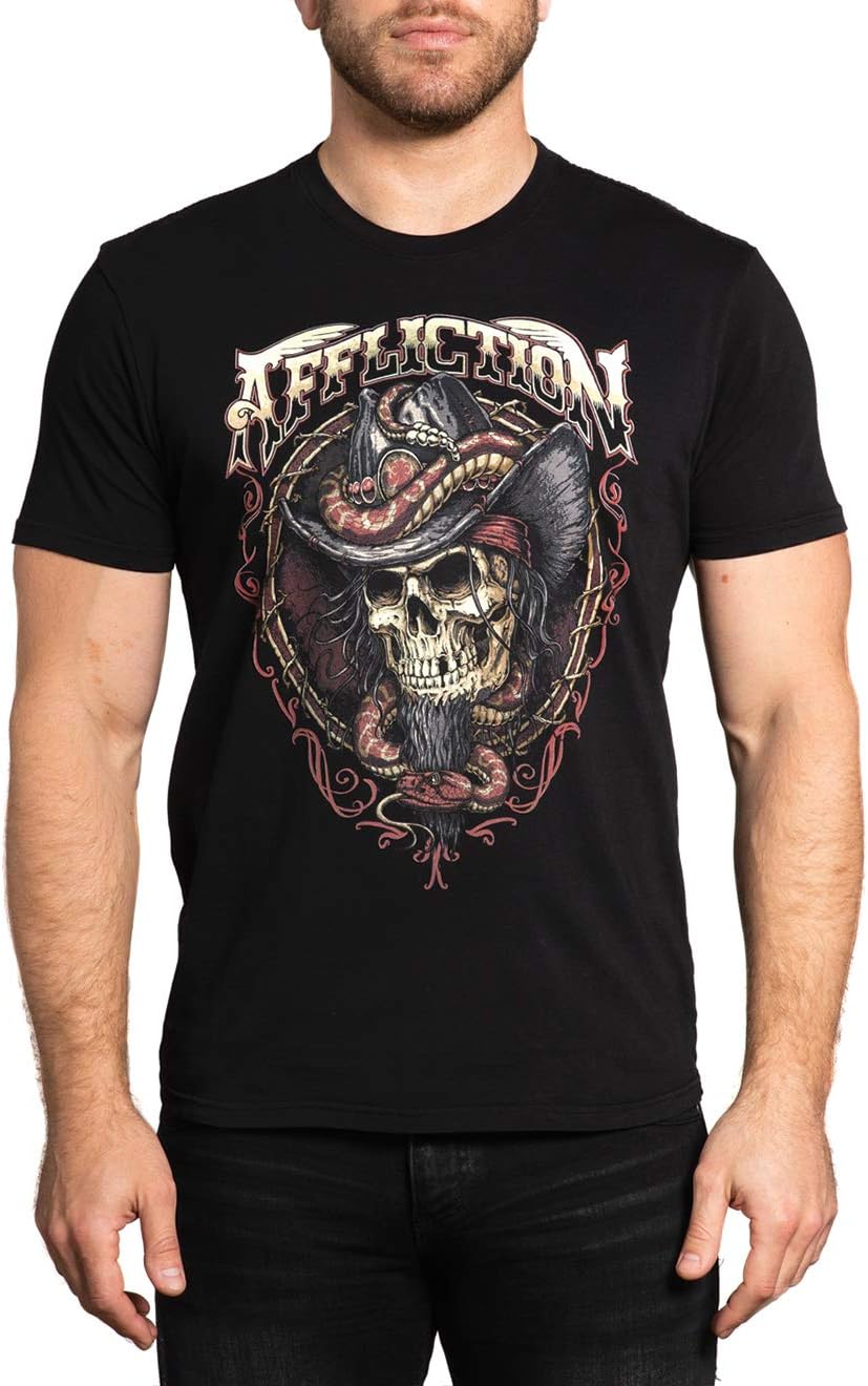 Afflictionmens Black Tooth T-shirt