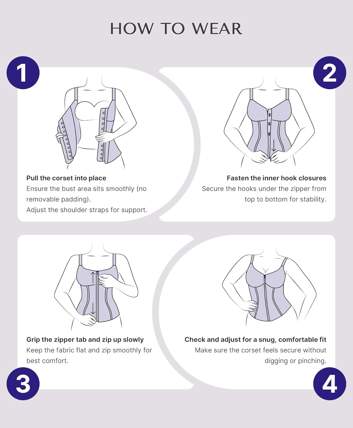 SHAPELLX Waist Trainer for Women Corset Top Tummy Control Shapewear Waist Cincher Body Shaper Fajas Colombianas Moldeadoras - Image 4