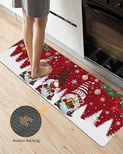 Miniatura 4 de Tapete de baño de gnomos de Navidad para bañera, tapete antideslizante de secado rápido y absorbente, tierra de diatomeas, fregadero, dormitorio,