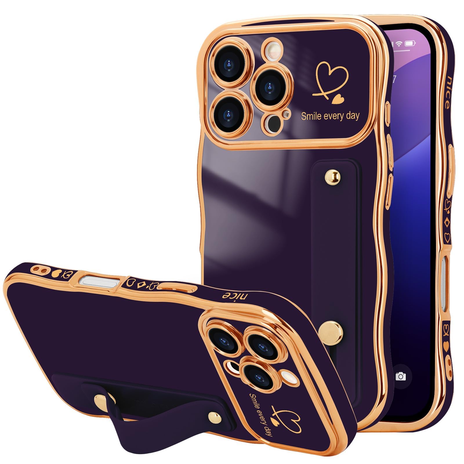 LLZ.COQUE Handyhülle für iPhone 17 Pro Max, Mädchen Curly We