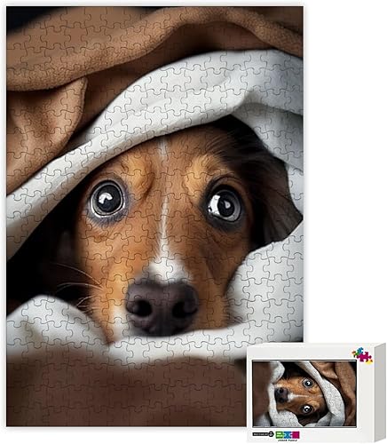 Miniatura 2 de Tiny Puppies - Rompecabezas de 500 piezas para adultos, rompecabezas educativo intelectual, juego divertido para hombres, mujeres y niños, 15.2 x