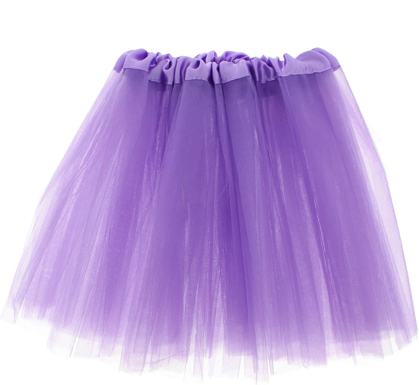 Lady Girls Women Tutu Skirt Skirts Fancy Dress Party Hen Party (Lilac)