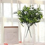 Vase en verre transparent pour pièces centrales, décoration maison, 8 Vase de fleur en verre d'ouverture grand de pouce pour Bouquet, Étagère, Pièce centrale, Salon, Bureau, Mariage ou Cadeaux
