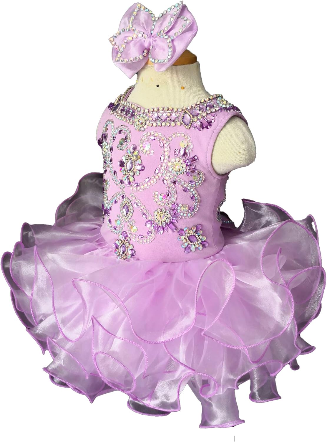 Jenniferwu Pageant Dress Handmade Beaded Dresses Toddler Pageant Princess Dress