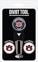 Vista 39 de Team Golf NCAA Unisex-Adult Team Golf NCAA Divot Tool with 3 Golf Ball Markers Pack, Markers are Removable Magnetic Double-Sided Enamel