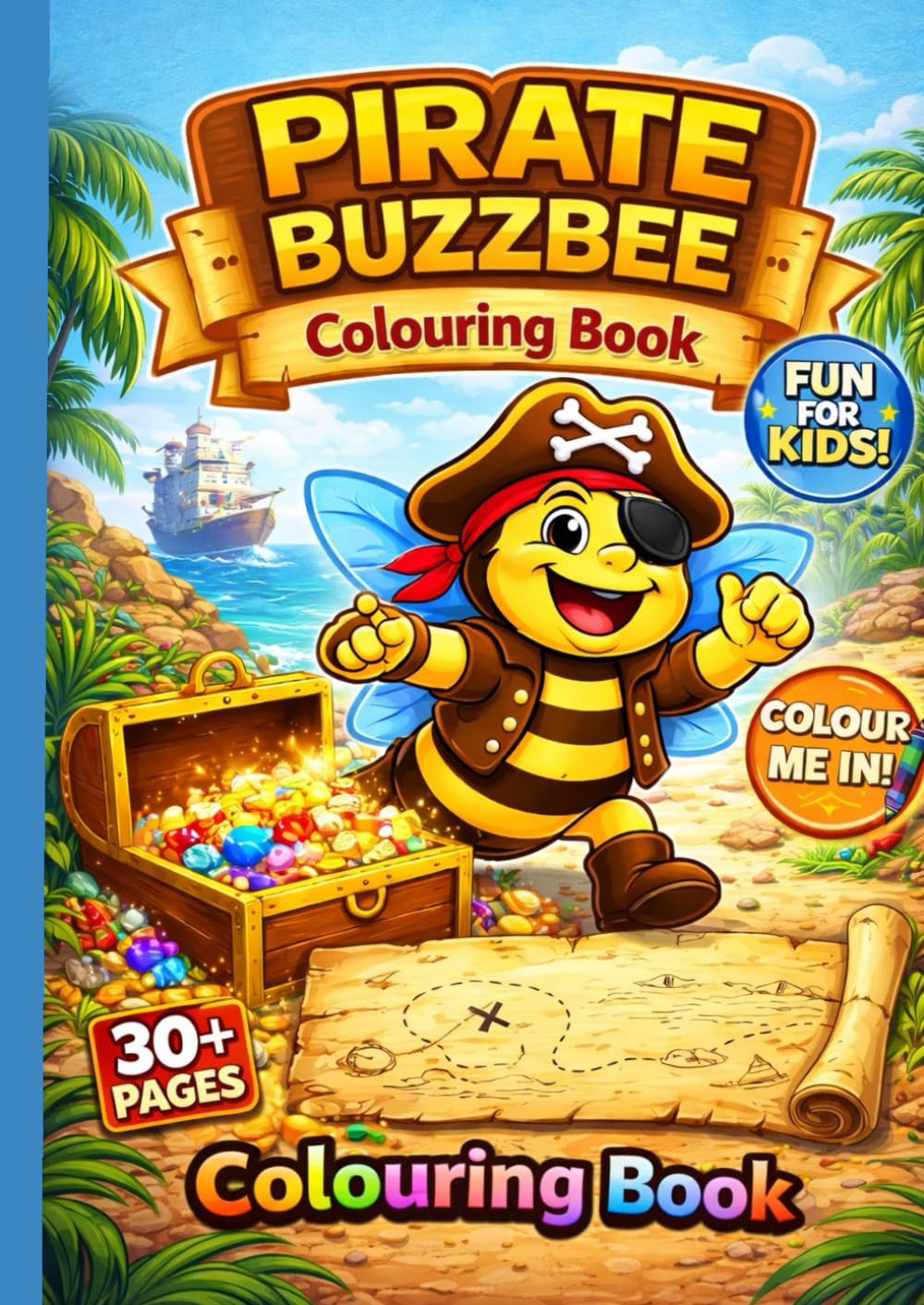 Pirate Buzzbee’s Big Colouring Adventure