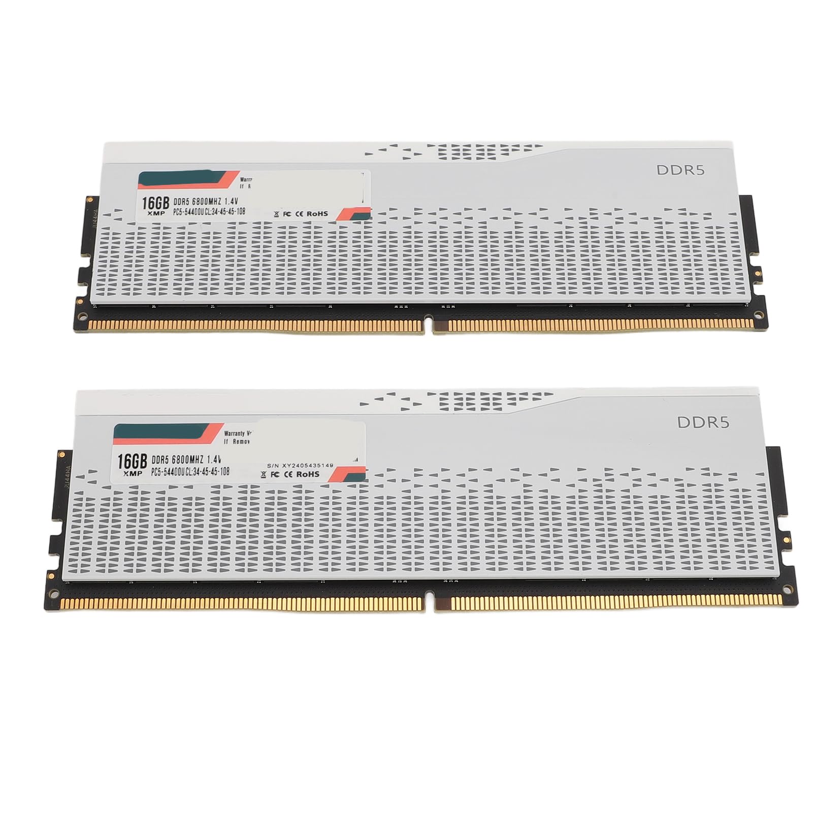 Moduł Pamięci DDR5 RAM 32 GB Ultra High Speed ​​do Przetaktowywania do Komputerów Stacjonarnych, XMP3.0 dla Chipsetu EXPO, 2 Sztuki