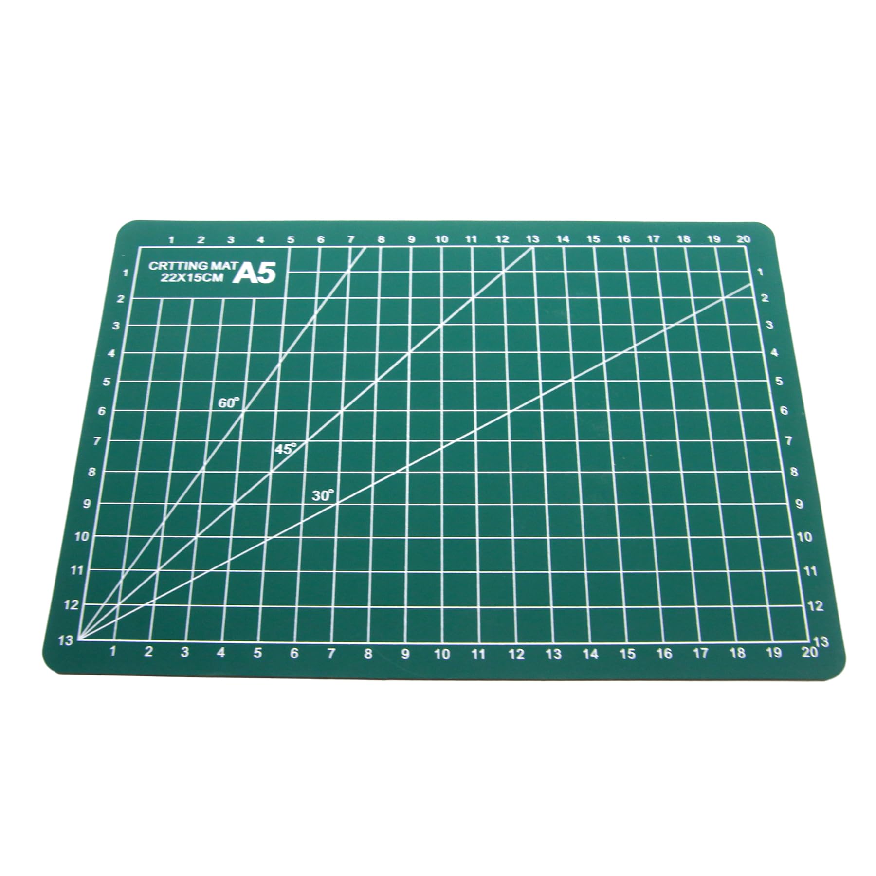 BOROLA A5 Single Sided Self-Healing Board Cutting Pad 8 Inches x 6 Inches Compatible For DIY School Manual Projects, Sewing, Quilting, Model Making(Green)