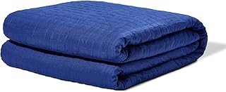 Sponsored Ad - Gravity Blanket Cooling Weighted Blanket for Adults, 20 lbs Navy 48"x72" Twin/Throw, Original Weighted Blan...