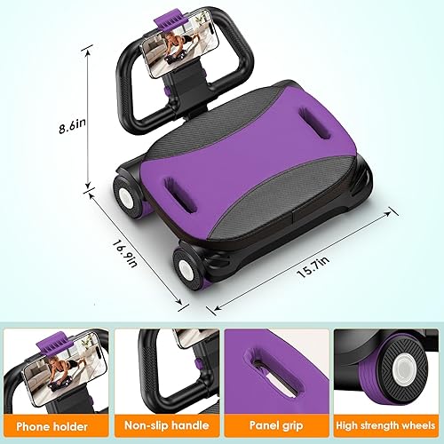 Miniatura 7 de FIAMERMOR 2025 AB Rueda de rodillos  Cuatro ruedas de soporte de codo rueda abdominal rebote automático quemar grasa abdominal pérdida de peso