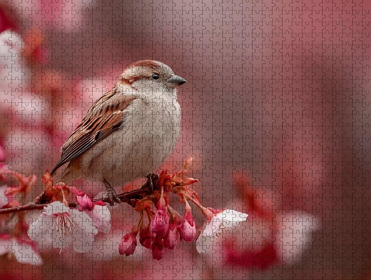 Puzzle 5000 elementów dla dorosłych, różowe, drewniane puzzle, 155 x 104 cm, części ściśle do siebie pasują, dla mężczyzn, kobiet, starszych seniorów, relaks i odstresowanie, letnie prezenty