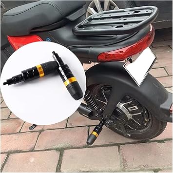 1Pair 8mm Motorcycle Frame Slider Protector Moto Anti Falling Rod Scooter Engine Shatter Crash Frame Slider Protect Stick Bar(Blue)