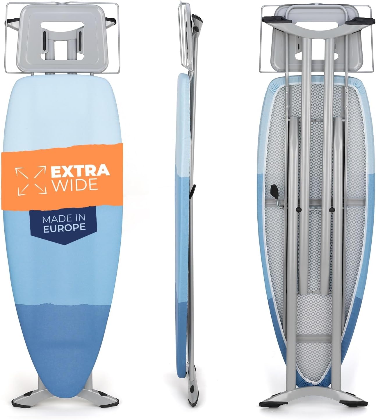 Asse Da Stiro Foppapedretti Assai - Legno Di Faggio, Regolabile In Altezza, Con Ruote - Foto 9