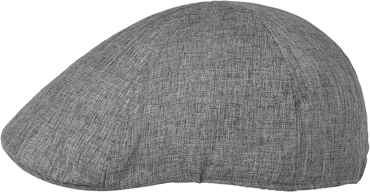 Lipodo Mélange Pet Heren zomer cap flat hat met klep voering voor Zomer/Winter S (5556 cm