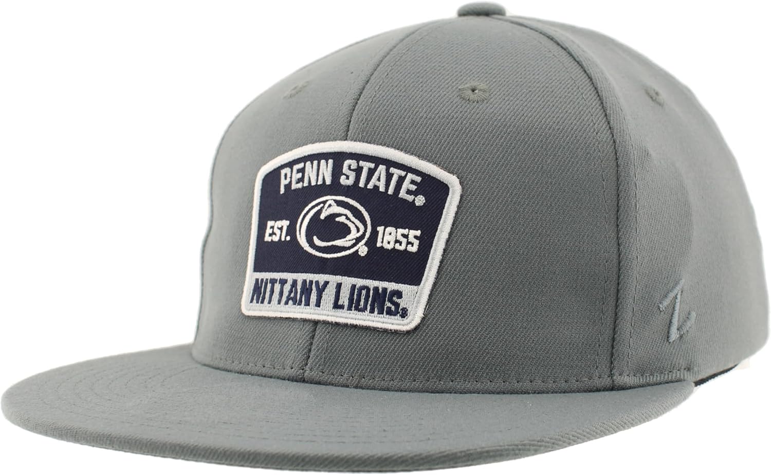 ZHATS Standard NCAA Officially Licensed Fitted Hat M15Z Switchback Gray, Grey, Medium