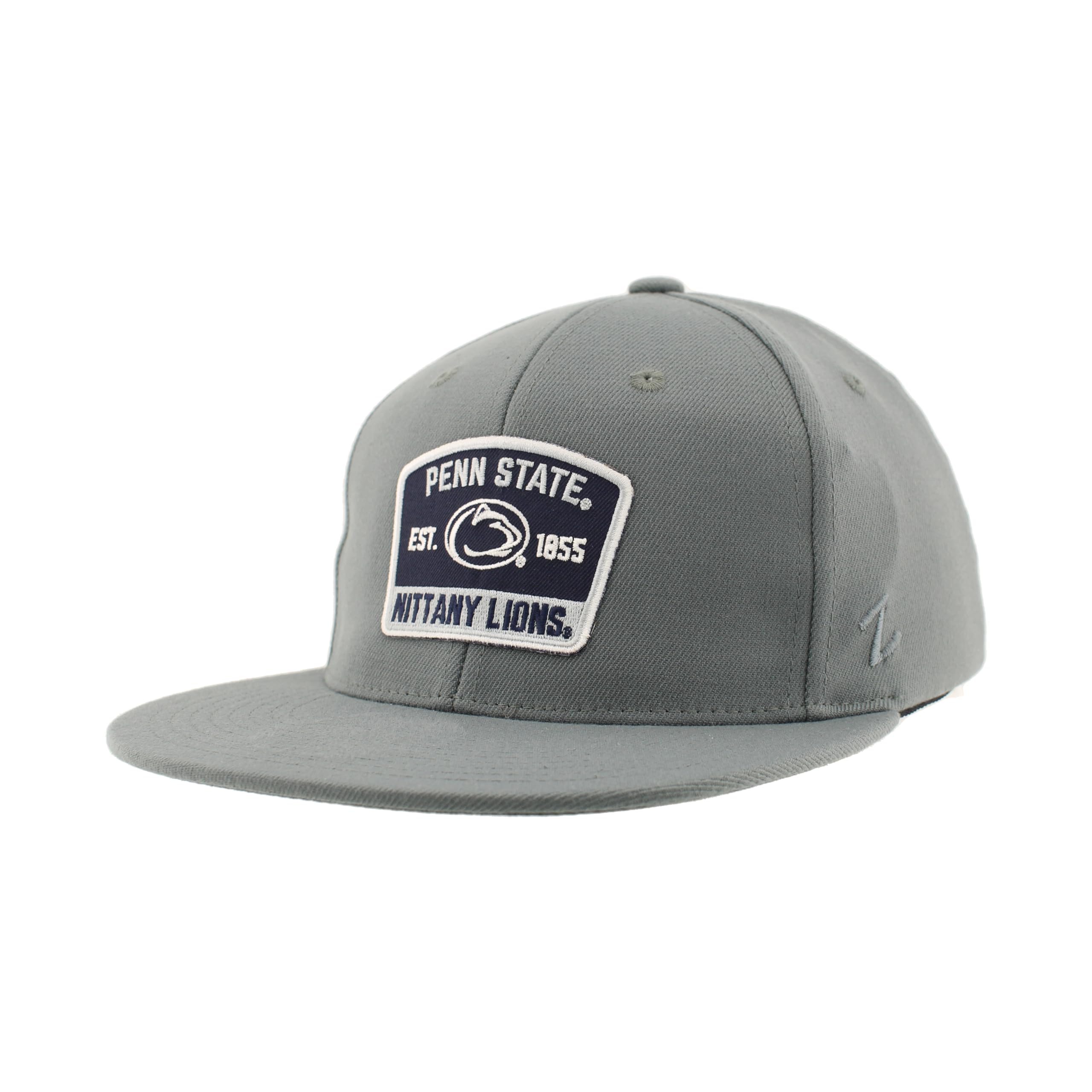 ZHATS Standard NCAA Officially Licensed Fitted Hat M15Z Switchback Gray, Grey, Medium