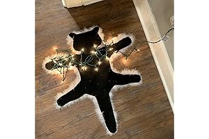 Light Up Fried Cat Xmas Rug Lampoons Dirty Pet Mat