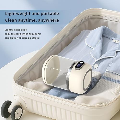 Miniatura 6 de Mini lavadora portátil, compacta, limpia profundamente, ropa interior, calcetines, ropa de bebé para apartamento, dormitorio, camping, viajes y