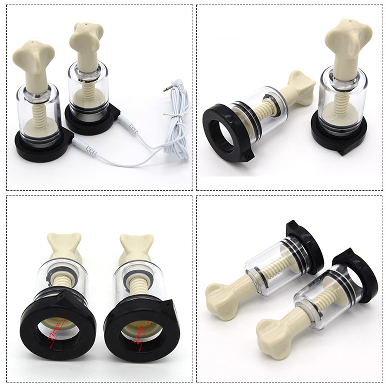 Electro Shock Sex, Elektrosex Massage Pads für Reizstromgerä, Elektro stimulationsgerät männer Sex, 12-Teiliges Set Sexuelle elektrostimulation