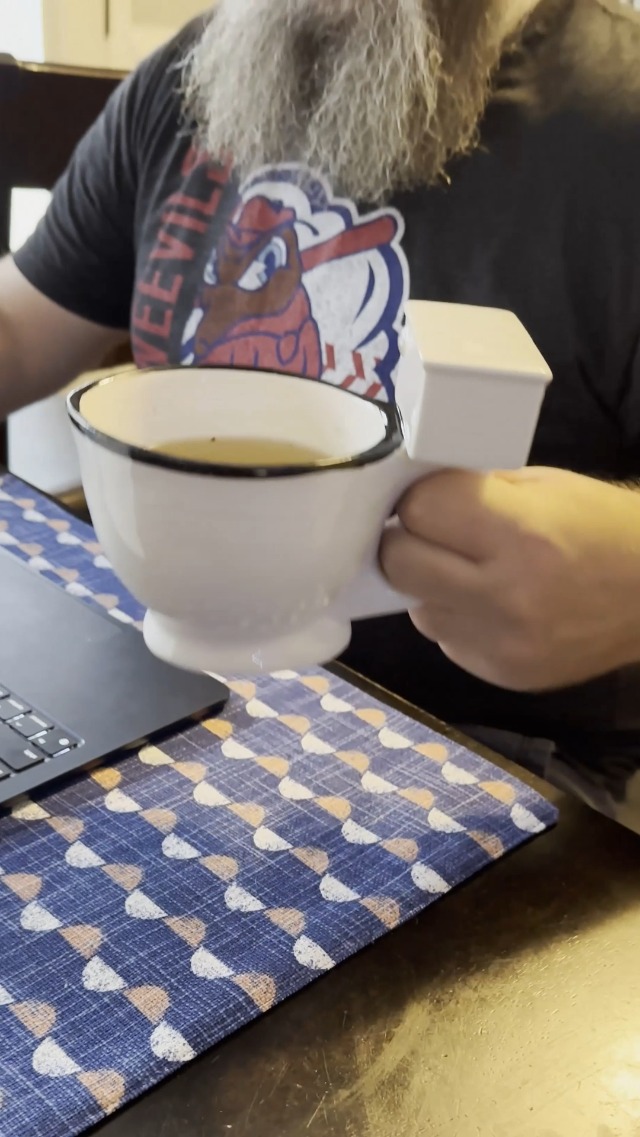 Toilet Poop Mug Novelty Gag Gift on Amazon Live