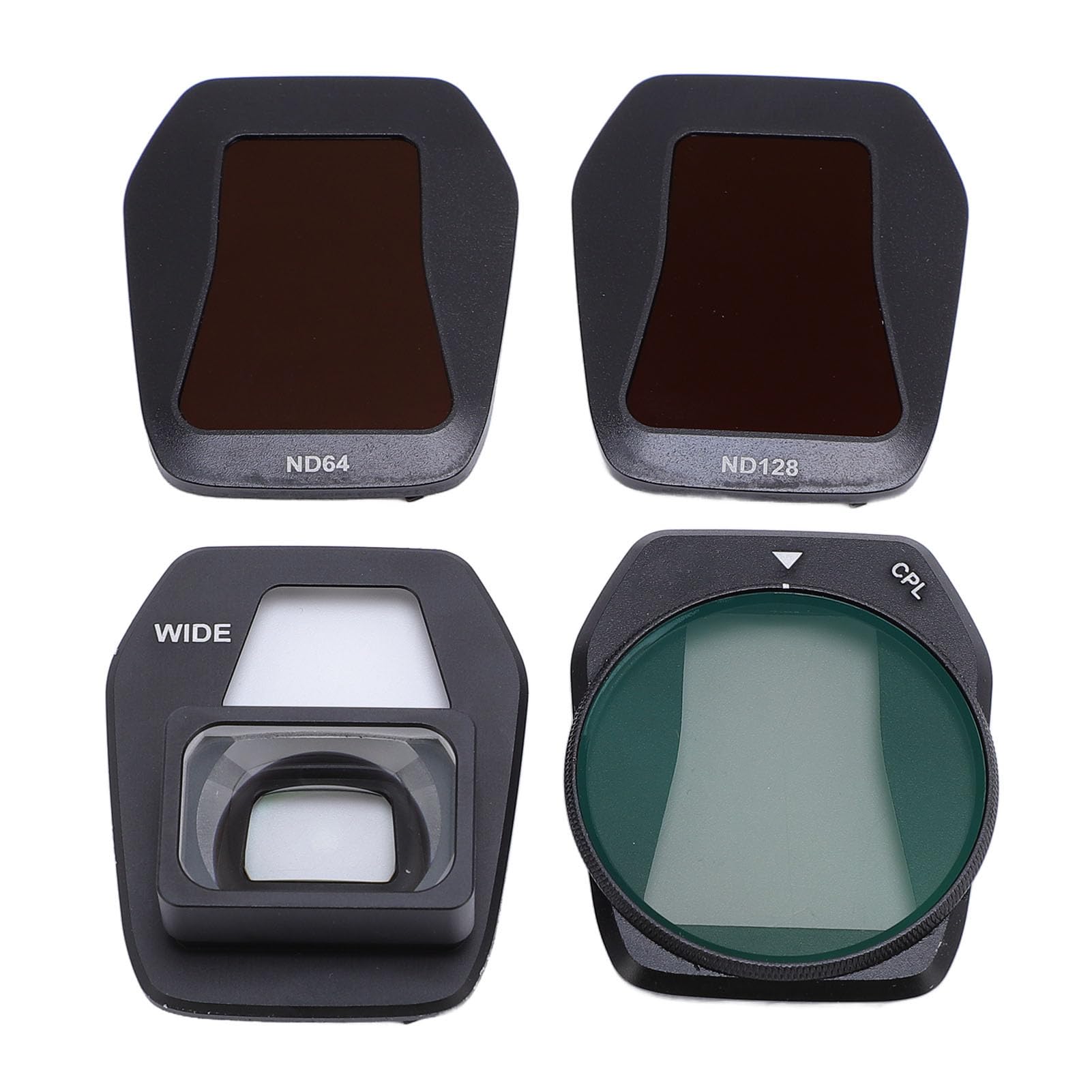 Set di Filtri per Lenti per AIR 3s 4 IN 1 0.35X Drone Obiettivo Grandangolare ND128 ND64 Kit Filtro Lente per Drone Regolabile CPL Polarizzatore a densità Neutra