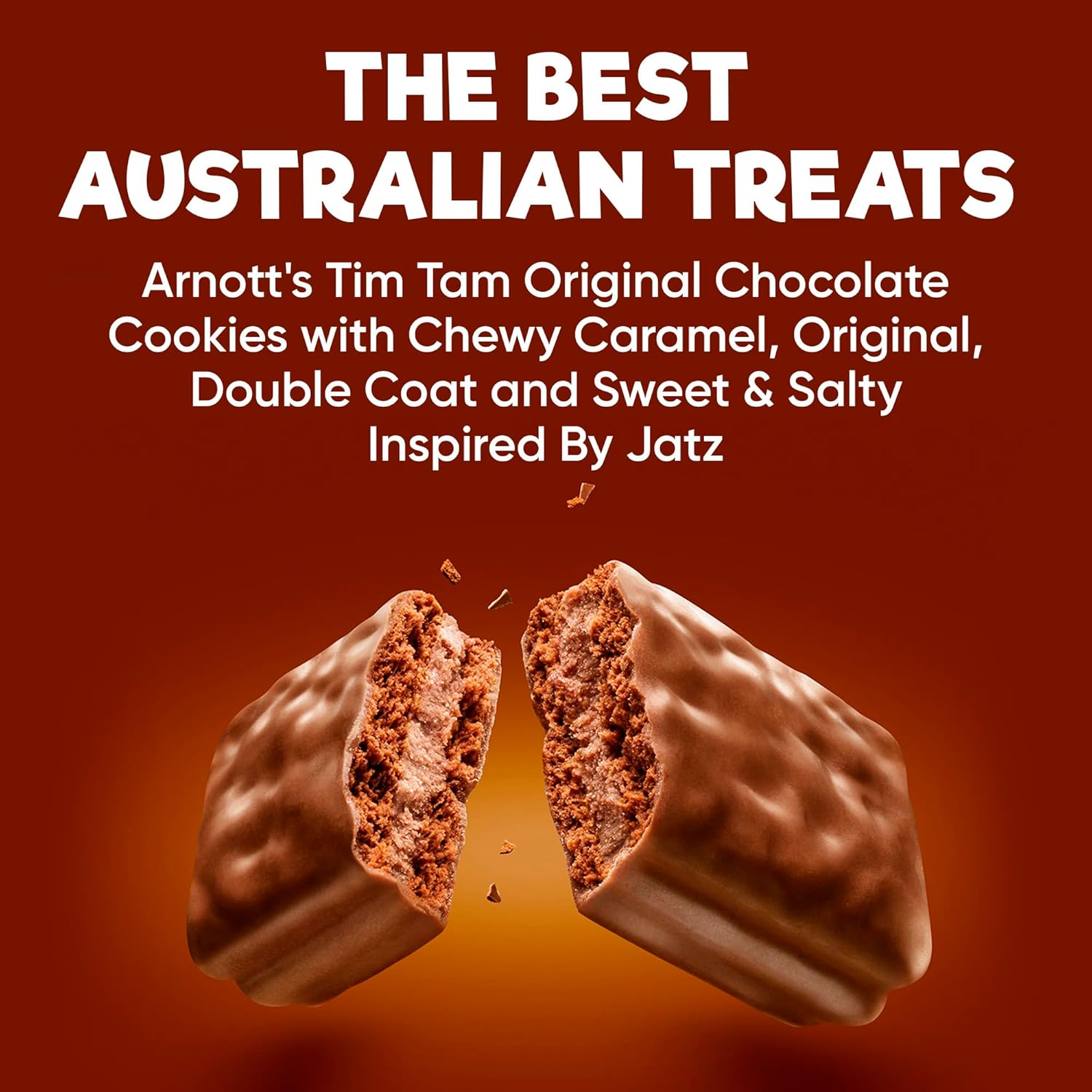 Original, Double Chocolate, Chewy Caramel & Jatz - Authentic Australian Biscuit Gift Set