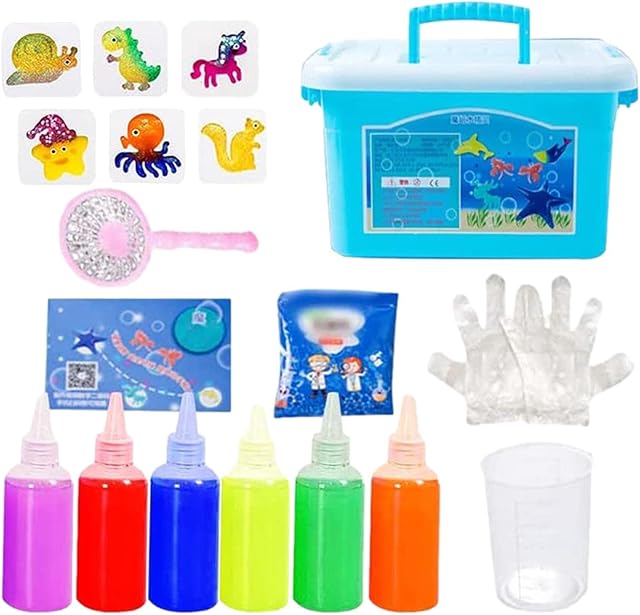 Magic Water ELF 2023 New Creative 3D Magic Gels - Handmade Water Toys - Magic Water Elf Water Animal Beads Kit 2023 Creative Magic Gels,DIY Sea Creature Colorful Toys - Toys for Kids Birthday Gift