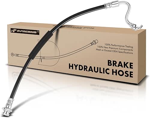 A-Premium Front Driver Brake Hydraulic Hose Compatible with Select Nissan