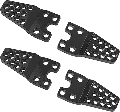 Miniatura 8 de ShareGoo - Juego de 4 amortiguadores de metal a control remoto para automóvil, ajuste de altura, soporte de suspensión compatible con Traxxas TRX-4