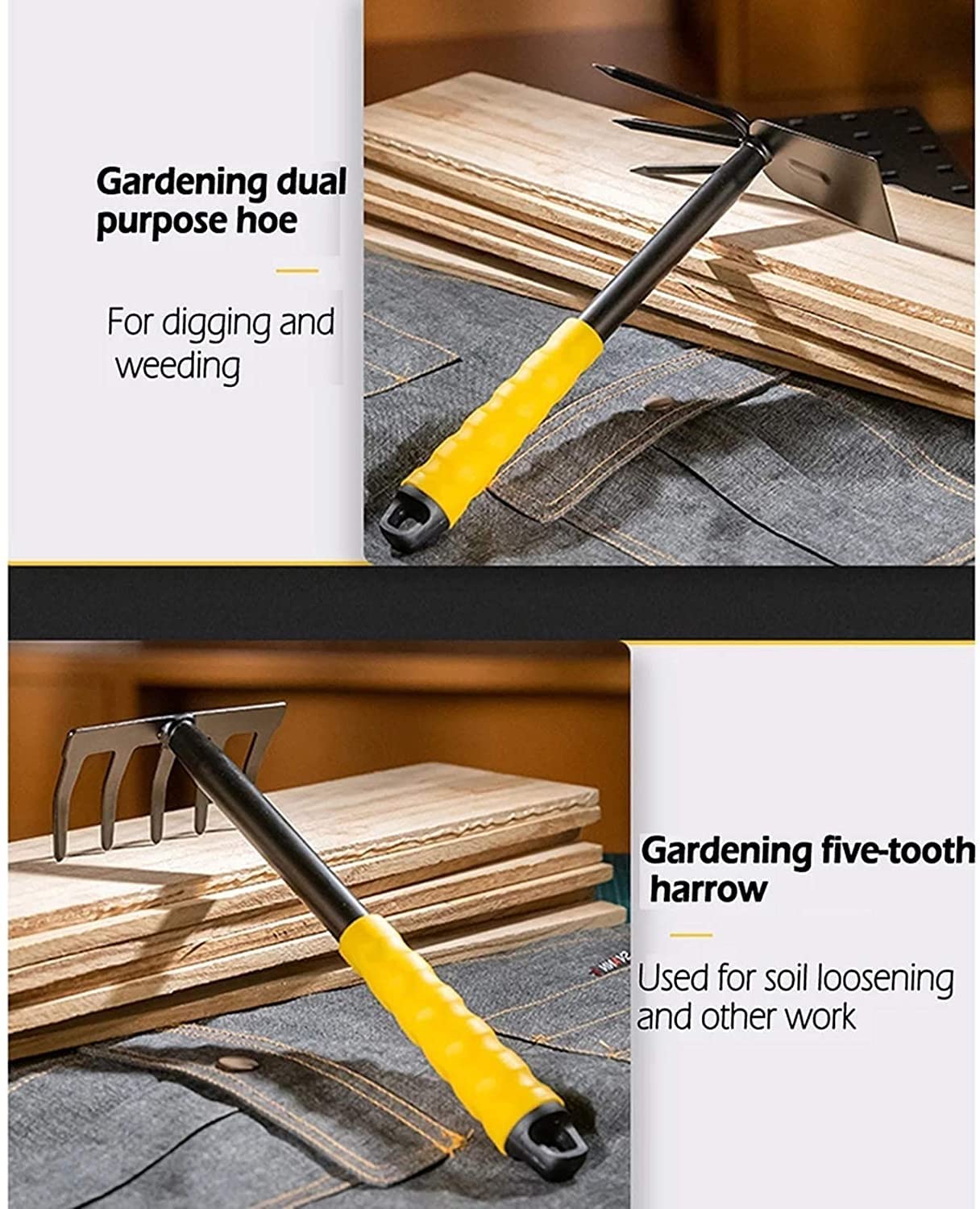 Garden Tool Set 4 Piece Gardening Tools Multifunctional Portable Heavy Duty Supplies Garden Tool Kit for Outdoor Gardening and Indoor Succulents