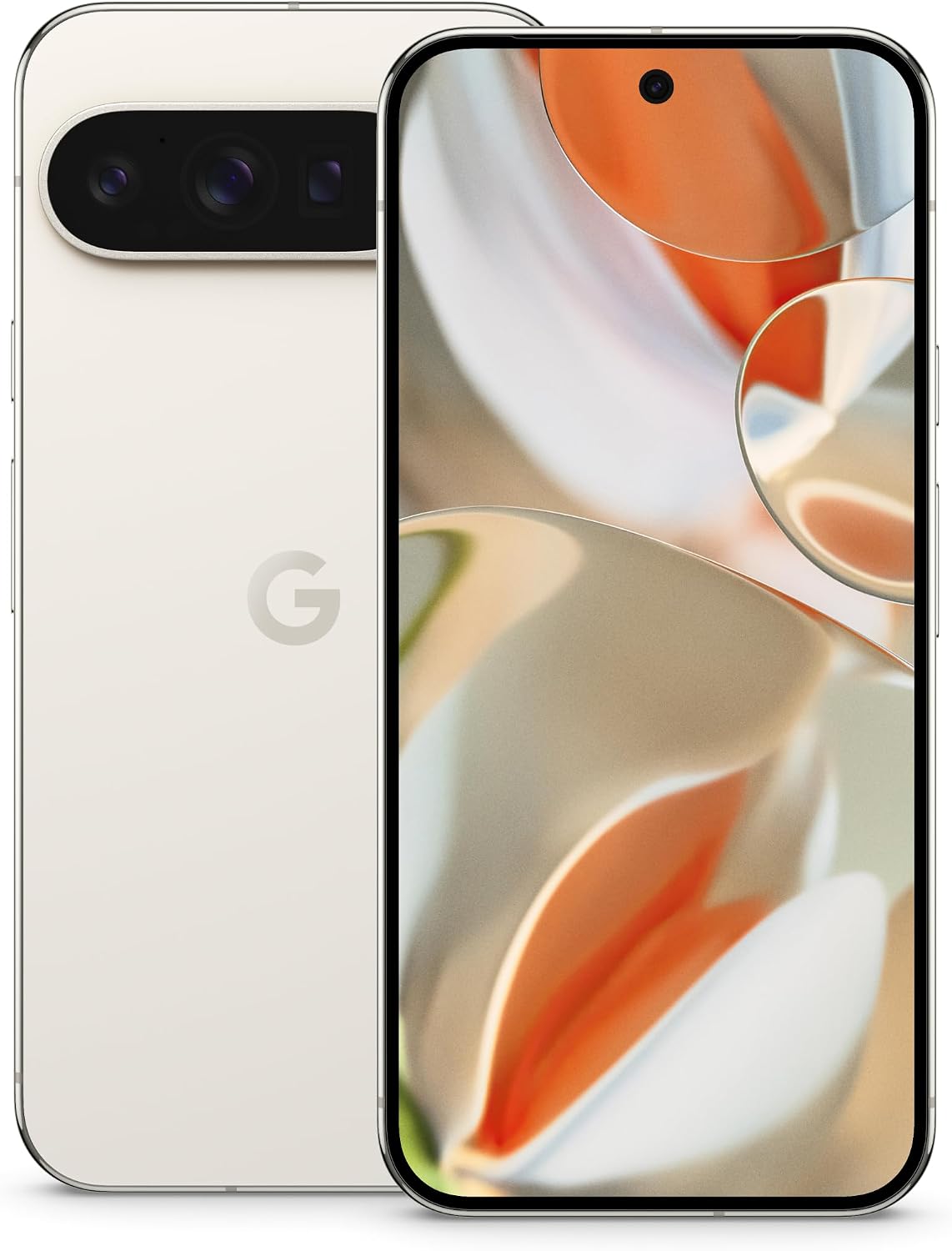 Pixel 9 Pro XL - Unlocked Android Smartphone with Gemini, Triple Rear Camera System, 24-Hour Battery, and 6.8" Super Actua Display - Porcelain - 128 GB