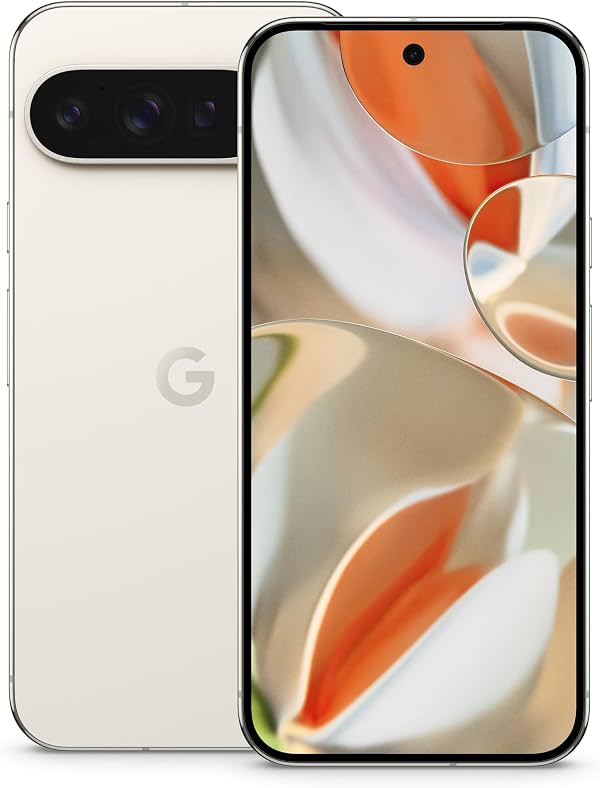 Google Pixel 9 Pro XL - Smartphone Android Liberado con Gemini, Sistema de Cámara Trasera Triple, Batería de 24 Horas y Pantalla Super Actua de 6.8" - Porcelana - 128 GB