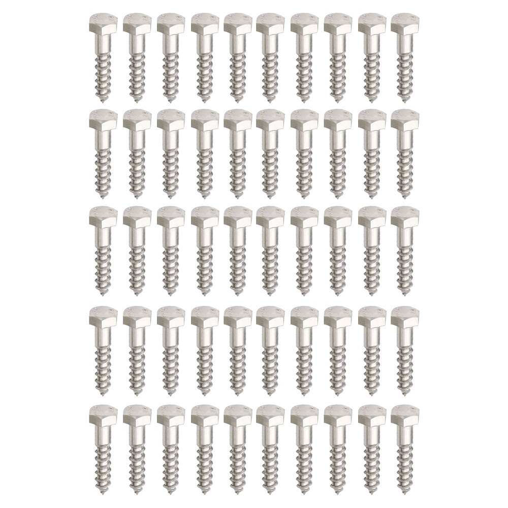 M12 x 100mm - Hex Head Coach Screws - 50 Pack
