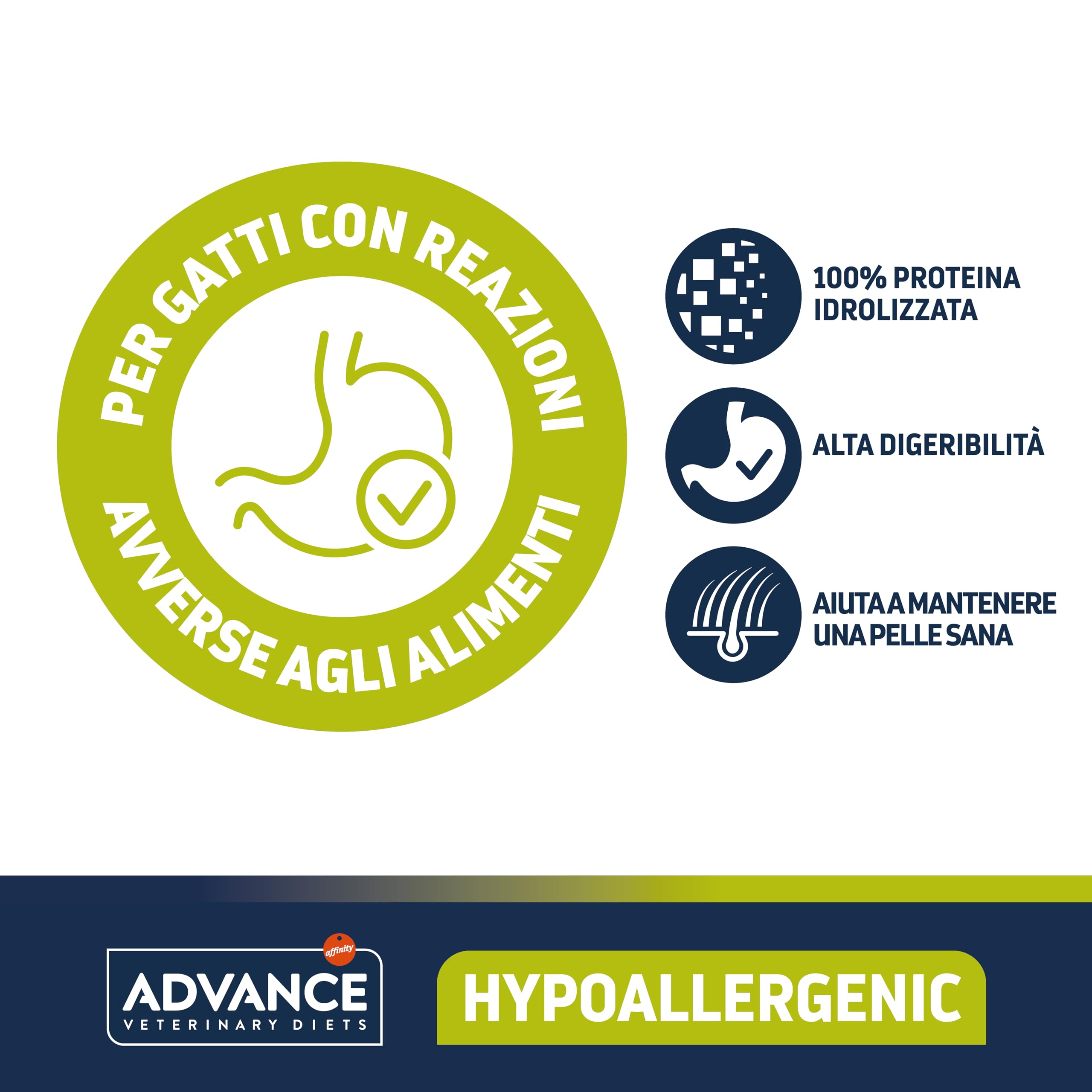 Advance Veterinary Diets Hypoallergenic, Cibo per Gatti 6,5kg