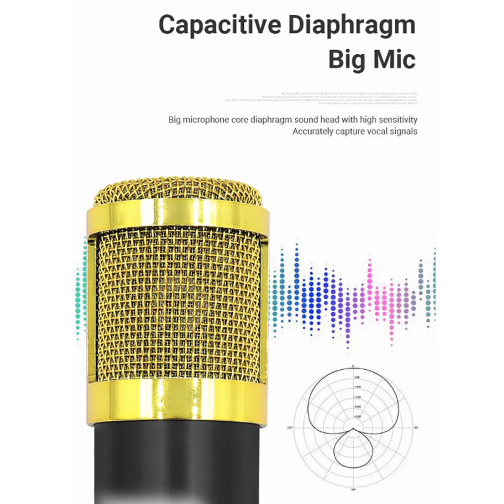 Kit di schede audio live streaming con supporto per microfono | Kit completo Plug and Play per accessori per studio di registrazione, registrazione, live streaming, telefono, PC
