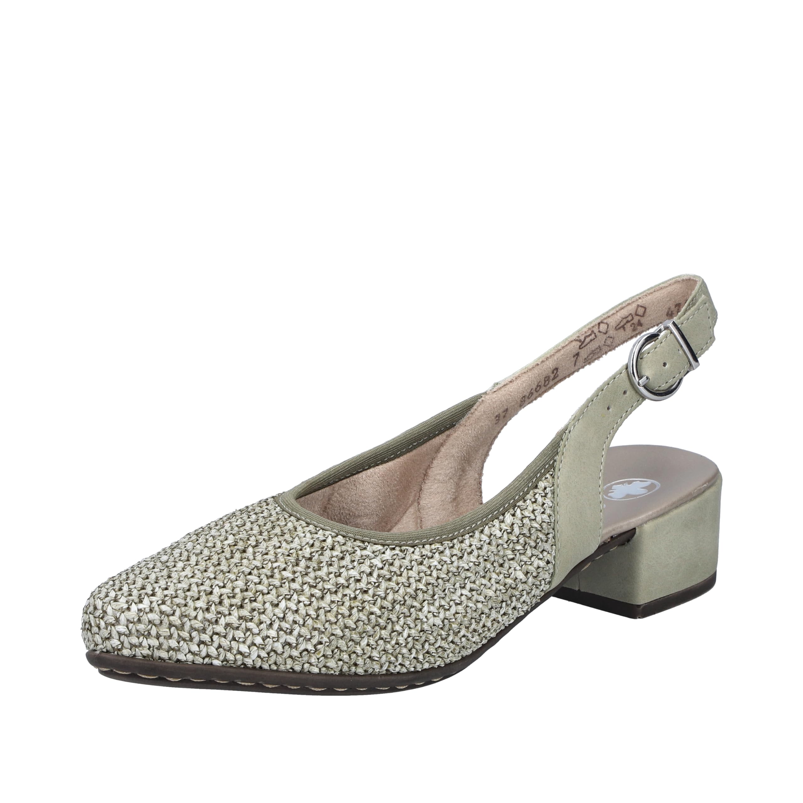 Rieker Women's 47060 Sling Pumps, Green 52, 43 EU