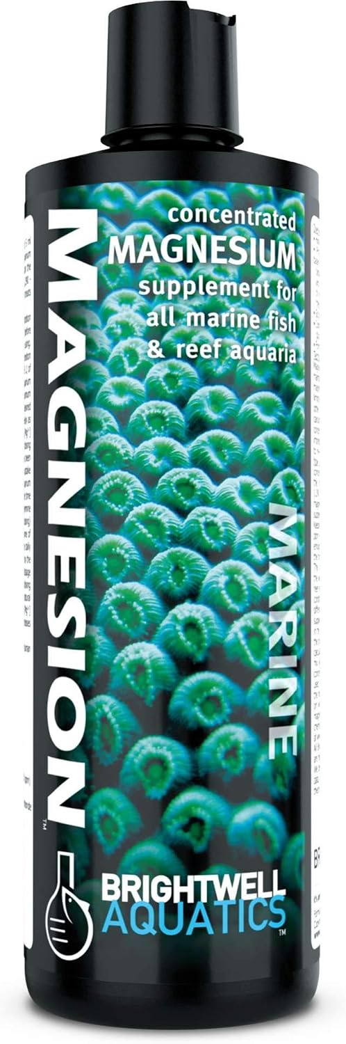 Brightwell Aquatics ABAMAG250 Magnesion Liquid Salt Water Conditioners for Aquarium, 8.45-Ounce