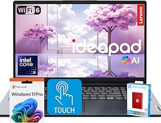 Lenovo IdeaPad Premium Series Laptop • Pantalla táctil de 15.6 FHD • Procesador Intel Core i5 de 10 núcleos • 40 GB de RAM • SSD de 1 TB (SSD PCIe de 512 GB con SSD portátil HP P500 de 512 GB) • Listo