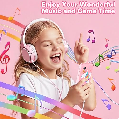 Miniatura 5 de Lapare Teléfono inteligente para niños para niñas, regalos de cumpleaños de Navidad para niñas de 3 a 10 años, juguetes para niños, teléfono de