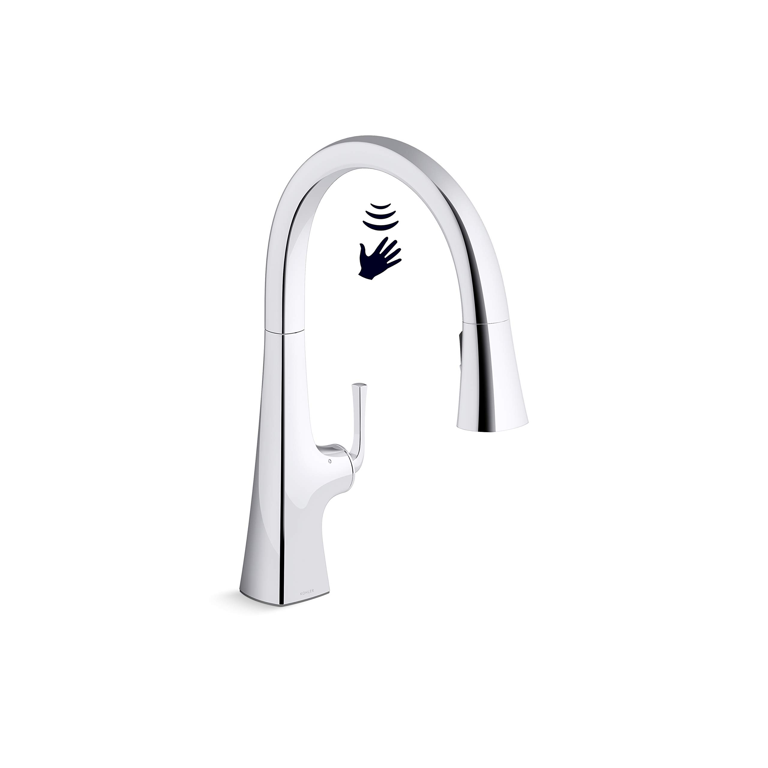 KOHLERKohler K-22068-CP Graze Kitchen Sink Faucet, Polished Chrome