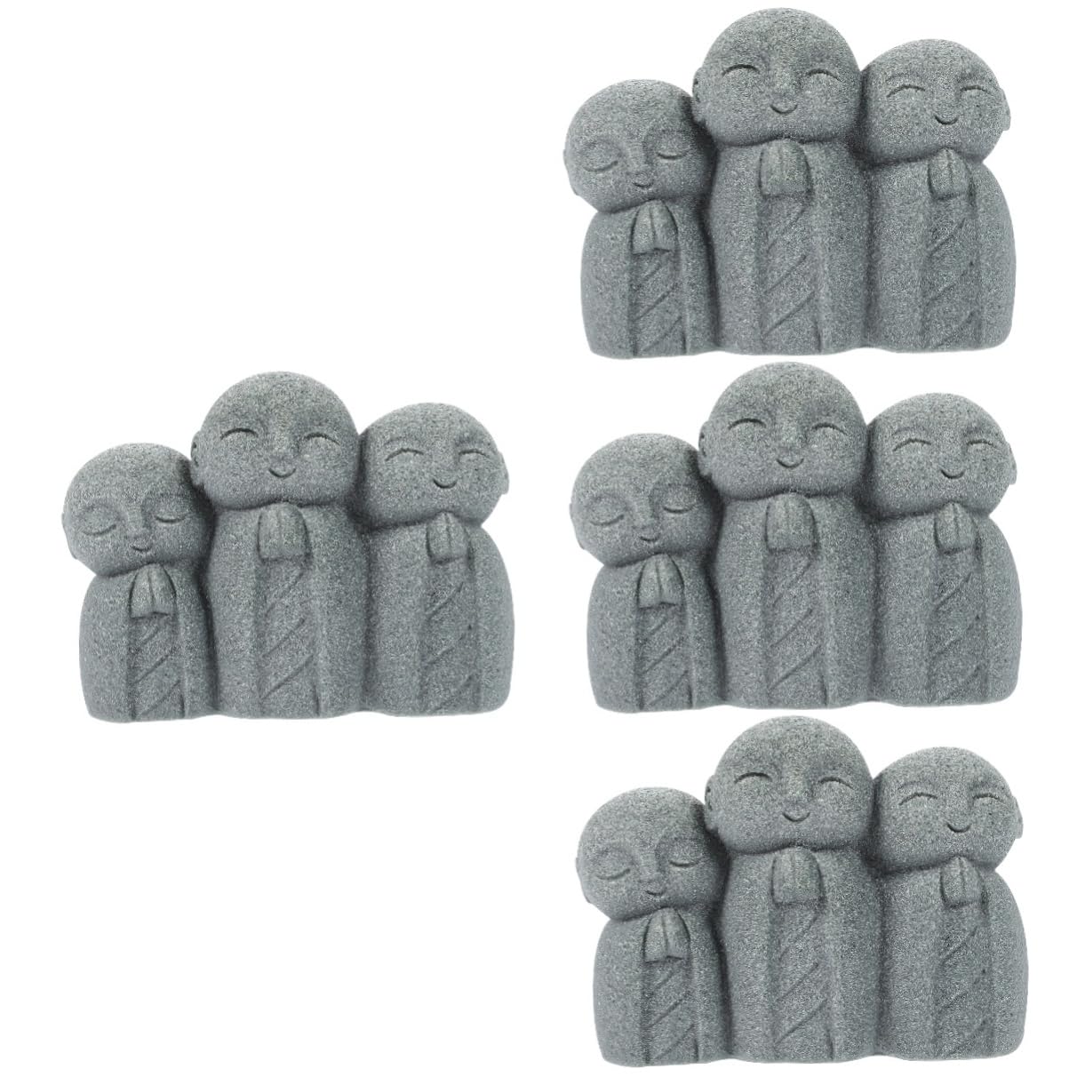 Cabilock 4 Estatuas De Buda Subacuáticas Accesorios para Peceras Esculturas De Buda para Decoración del Hogar Y Acuario.