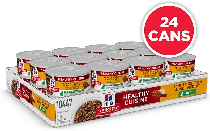 Hill's Science Diet Alimento Húmedo para Gatitos Pollo y Arroz 24 latas miniatura 3